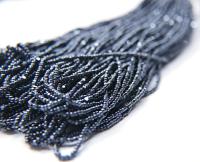 11/0 Hanks Charlotte Cut Beads METALLIC BLUE 1/5/25/50/100 Hanks 2.0mm glass beads, jewelry supply, findings, craft supply, vintage beads