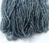 13/0 Charlotte Cut Beads Transparent Grey 5/10/20/50/250/500 Grams craft supplies, jewelry making, embroidery materials, vintage beads