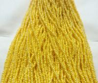 11/0 Czech Seed Bead Opaque Yellow luster 1/5/25/50/100 Full hanks Preciosa Ornella loose beads, mix beads, embroidery materials, craft