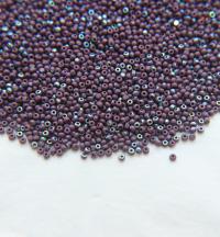 11/0 Charlotte Cut Beads Patina Opaque Amethyst Aurore Boreale 10/20/50/250/500 Grams PREMIUM MATERIALS