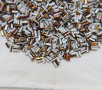 True Cuts Size 2 (2x4mm) Bugle Beads 5/10/20/50/250/500 Grams Opaque Patina Chalkwhite Bronze Gold loose tube beads