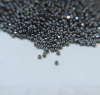 13/0 Charlotte Cut Beads MATT Gunmetal 5/10/20/50/250/500 Grams craft supplies, jewelry making, embroidery materials, vintage beads, rare