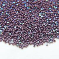 11/0 Charlotte Cut Beads Patina Opaque Amethyst Aurore Boreale 10/20/50/250/500 Grams PREMIUM MATERIALS