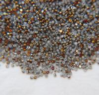 11/0 Charlotte Cut Beads Patina White Opal Bronze Gold 10/20/50/250/500 Grams PREMIUM MATERIALS