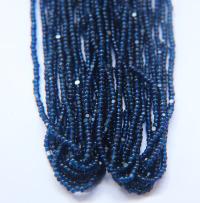 11/0 Hanks Charlotte Cut Beads 60100 Montana Transparent 1/5/25/50/100 Hanks 2.0mm glass beads, jewelry supply, findings, craft supply