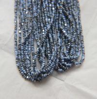 11/0 Charlotte true Cut Beads Patina Light Pale Blue Opaque Gunmetal 10/20/50/250/500 Grams PREMIUM SEED Beads