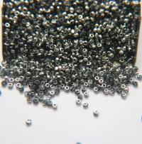 11/0 Charlotte true Cut Beads Patina Transparent Black Diamond Silver 10/20/50/250/500 Grams vintage findings, embroidery materials, craft