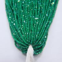 11/0 Hanks Charlotte Cut Beads Patina Opal Green Aurore Boreale  1/5/25/50/100 Hanks PREMIUM SEED BEADS, Native Supplie