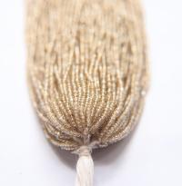 11/0 Hanks Charlotte Cut Beads Crystal Golden Honey 1/5/25/50/100 Hanks PREMIUM SEED BEADS, Native Supplies