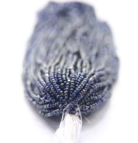 11/0 Hanks Charlotte Cut Beads Ionized Transparent Royal Blue 1/5/25/50/100 Hanks PREMIUM SEED BEADS, Native Supplies