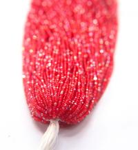 11/0 Hanks Charlotte Cut Beads Patina Transparent Light Siam Aurore Boreale  1/5/25/50/100 Hanks PREMIUM SEED BEADS, Native Supplies