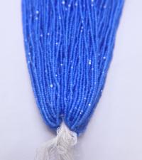 13/0 Hanks Charlotte Cut Beads Medium Sapphire Opal 1/5/25/50/100 Hanks jewellery rare glass beads, jewelry supply, findings, native supply