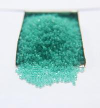 11/0 Charlotte Cut Beads Crystal Matt Mint Lined 10/20/50/250/500 Grams embroidery materials, jewelry making, native vintage beads