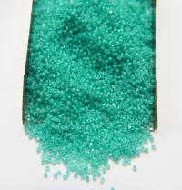 11/0 Charlotte Cut Beads Crystal Matt Mint Lined 10/20/50/250/500 Grams embroidery materials, jewelry making, native vintage beads