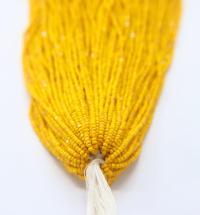 11/0 Hanks Charlotte true Cut Beads Patina Opaque Yellow Golden Honey 1/5/25/50/100 Hanks PREMIUM SEED Beads, NATIVE supplies