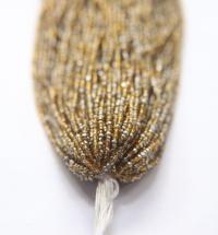 11/0 Charlotte true Cut Beads Patina Honey transparent Silver 10/20/50/250/500 Grams