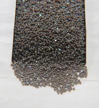13/0 Charlotte Cut Beads Patina Opaque Grey Aurore Boreale 5/10/20/50/250/500 Grams craft supplies, jewelry making, embroidery material