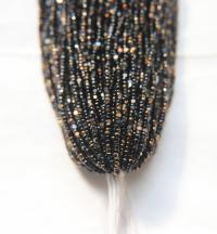11/0 Hanks Charlotte true Cut Beads Patina Jet Black Bronze Gold 1/5/25/50/100 Hanks PREMIUM SEED Beads, NATIVE supplies