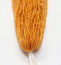 13/0 Hanks Charlotte Cut Beads 10050 Transparent Light Topaz  1/5/25/50/100 Hanks 1.6mm glass beads, jewelry supply, findings, craft supply