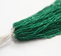 13/0 Charlotte true Cut Beads Opaque Dark Leaf Green 1/5/25/50/100 Hanks PREMIUM SEED Beads, bracelet beads, tassel beads