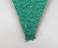 13/0 Charlotte Cut Beads Patina Opaque Aqua Green Aurore Boreale 10/20/50/250/500 Grams PREMIUM MATERIALS, native supply