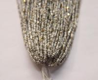 11/0 Hanks Charlotte Cut Beads Patina Opaque Chalk White Bronze Gold  1/5/25/50/100 Hanks PREMIUM SEED BEADS, Native Supplies