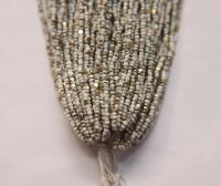 11/0 Hanks Charlotte Cut Beads Patina Opaque Chalk White Bronze Gold  1/5/25/50/100 Hanks PREMIUM SEED BEADS, Native Supplies