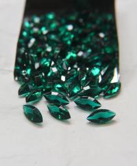 15x7 mm Swarovski fancy Emerald Unfoiled 6/24 Pieces Jewery making stones gemstones, fancy opal stones