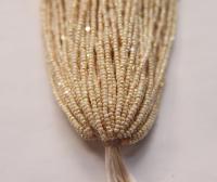 11/0 Hanks Charlotte Cut Beads Patina Ivory Aurore Boreale 1/5/25/50/100 Hanks PREMIUM SEED BEADS, Native Supplies