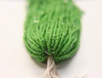 11/0 Hanks Charlotte Cut Beads 53230 Opaque Medium Green 1/5/25/50/100 Hanks 2.0mm indian beads, glass beads, jewelry supply, findings