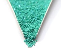 11/0 Charlotte Cut Beads Patina Opaque Aqua Green Aurore Boreale 10/20/50/250/500 Grams PREMIUM MATERIALS, Native supplies