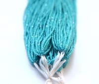 13/0 Charlotte true Cut Beads 1.6 MM Premium Turquoise Blue Opaque 1/5/25/50/100 Hanks PREMIUM SEED Beads, bracelet beads, tassel beads