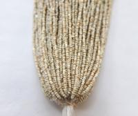 13/0 Hanks Charlotte Cut Beads Opaque Chalk White Golden Honey  1/5/25/50/100 Hanks 1.6mm glass beads, jewelry supply, craft supply