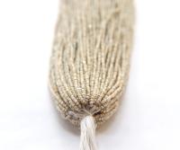 13/0 Hanks Charlotte Cut Beads Opaque Chalk White Golden Honey  1/5/25/50/100 Hanks 1.6mm glass beads, jewelry supply, craft supply
