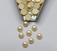 Swarovski Crystal Cabochon Pearl Hotfix Flat Backs, 7mm