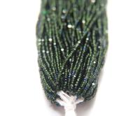 11/0 Hanks Charlotte Cut Beads Mix Transparent Dark Olivine & Monatana 1/5/25/50/100 Hanks 2.0mm glass beads, jewelry supply, findings