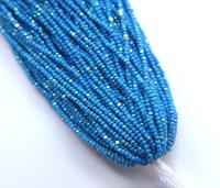 11/0 Hanks Charlotte Cut Beads Patina Opaque Deep Turquoise Blue Aurore Boreale 1/5/25/50/100 Hanks PREMIUM SEED BEADS, Native Supplie