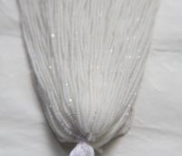 13/0 Hanks Charlotte Cut Beads White Opal 1/5/25/50/100 Hanks jewellery rare heart beads, jewelry supply, native supply,