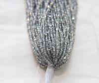 11/0 Hanks Charlotte Cut Beads  Patina Premium White Opal Silver 1/5/25/50/100 Hanks PREMIUM SEED BEADS, Native Supplies