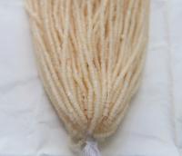 11/0 Hanks Charlotte Cut Beads Cream Opal 1/5/25/50/100 Hanks 2.0mm jewellery rare glass beads, jewelry supply, Native supply