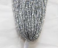 11/0 Hanks Charlotte Cut Beads  Patina Premium White Opal Silver 1/5/25/50/100 Hanks PREMIUM SEED BEADS, Native Supplies