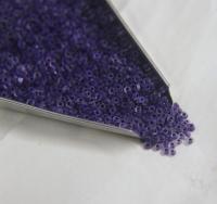 11/0 Hanks Charlotte Cut Beads Crystal Matt Purple Velvet Lined 10/20/50/250/500 Grams  PREMIUM SEED BEADS, Native Supplies