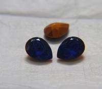 Vintage Swarovski 18x13 mm Vintage Blue Givre Swirls Oval Shape Gold Foiled 4320 Premier Crystal Rhinestones 2/6/12/24 Pieces gemstones