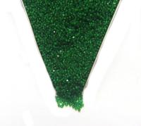 13/0 Charlotte Cut Beads 50120 Matt Medium Green 5/10/20/50/250/500 Grams craft supplies, jewelry making, native supplies