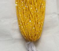 13/0 Hanks Charlotte Cut Beads 83130 Patina Opaque Yellow Aurore Boreale 1/5/25/50/100 Hanks 1.6mm glass beads, jewelry supply, findings