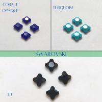 Vintage Swarovski 7 mm Swarovski (3 Colours) Premier Crystal Rhinestones 12/36/72 Pieces gemstones