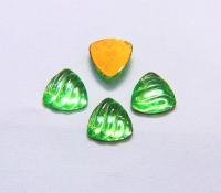 Swarovski 14 mm Vintage Flat Back Triangle Cabochon Cabs(5 Colours) 2/6/12/36 pieces home decorations / jewelry making