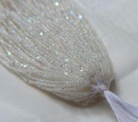 11/0 Hanks Charlotte Cut Beads Patina Transparent Crystal Aurore Boreale 1/5/25/50/100 Hanks PREMIUM SEED BEADS, Native Supplie