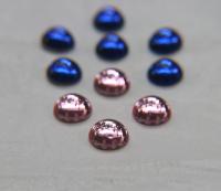 Swarovski 12 mm Vintage in 2 Colours Flat Back Round Cabochon Cabs 6/12/36/72/144 Pieces