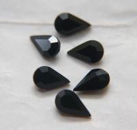 10X6 mm Vintage Swarovski fancy Pear in Jet Unfoiled 36/72/144 Pieces Jewery making stones gemstones, fancy opal stones